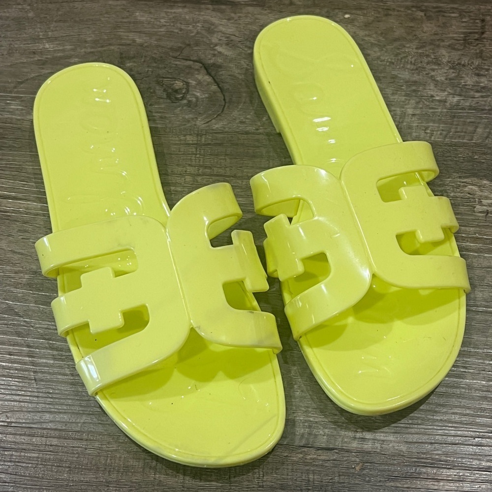 Sam Edelman Bay Jelly Slide-- Kiwi - Picture 2 of 13